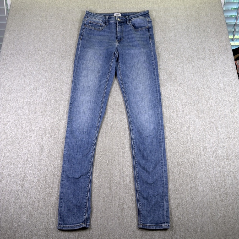 Amalli Talli Jeans Women Sz 27x36 Light Wash Straight Leg Stretch Tall
